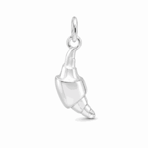 Charm croissant argenté en acier inoxydable pour bijou personnalisable Les Paulinas
