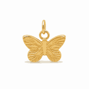 Charm papillon doré en acier inoxydable, pour bijou personnalisable Les Paulinas